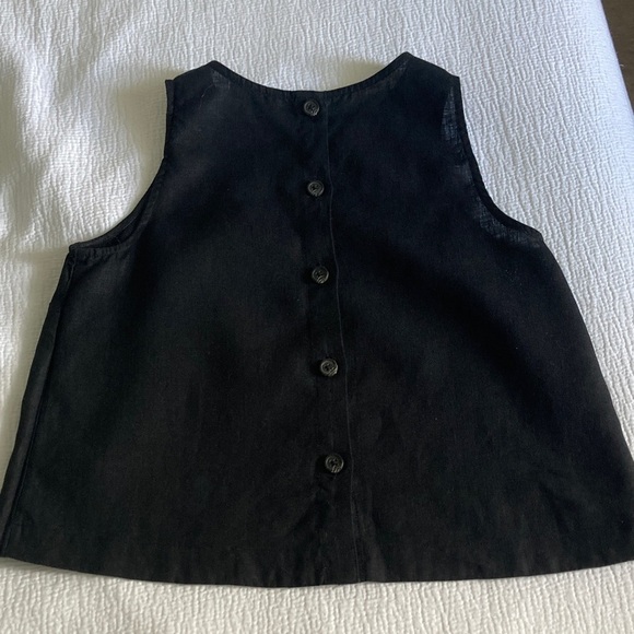 J. Crew Classic Black Sleeveless Top - Picture 3 of 3